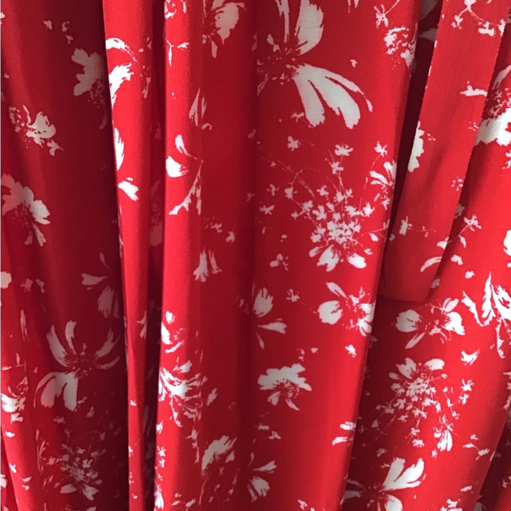 Free People Red Floral Print Jumpsuit - Picture 5 of 5